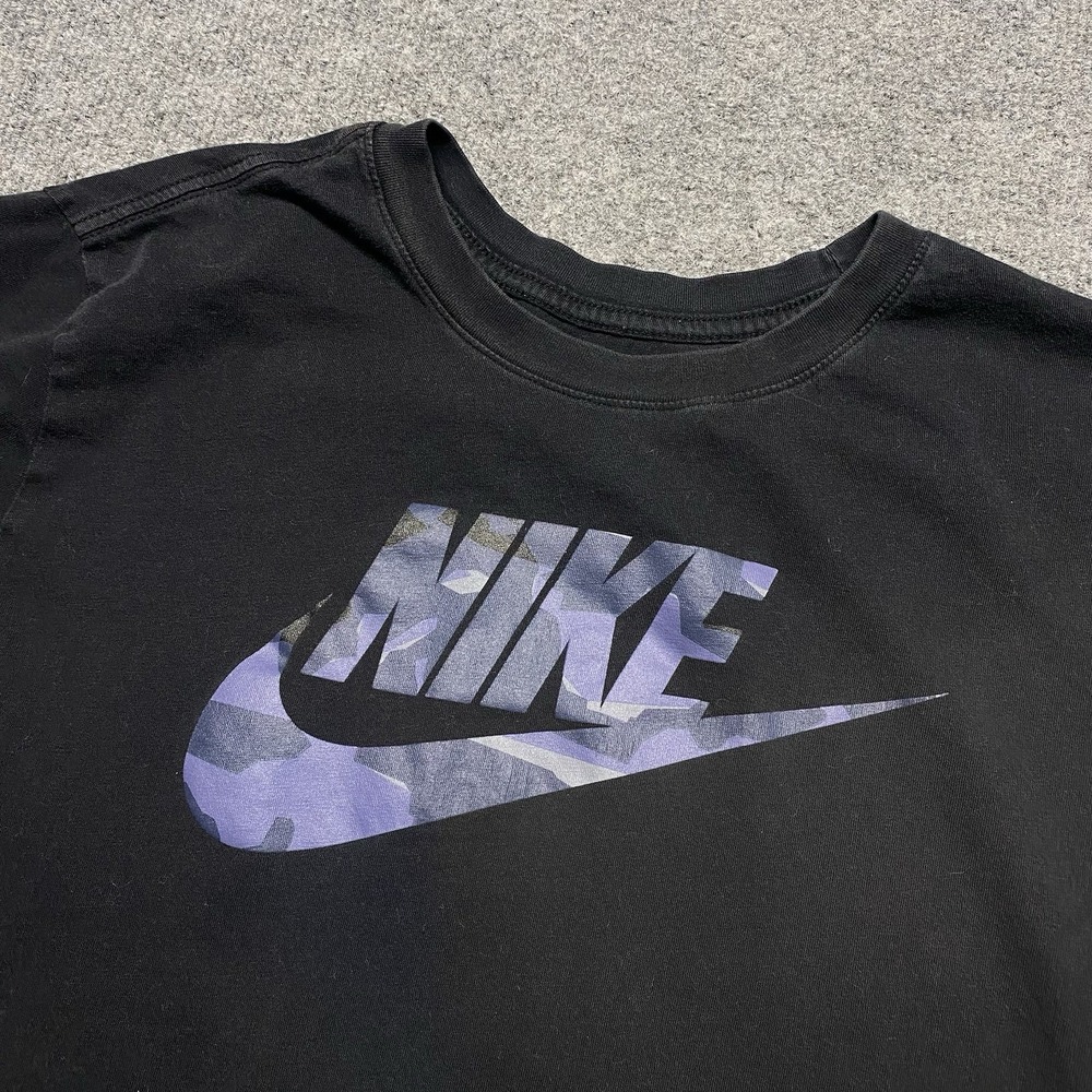 Nike Athletics T-Shirt Fits Large best GYM Workout Swoosh Camo READ